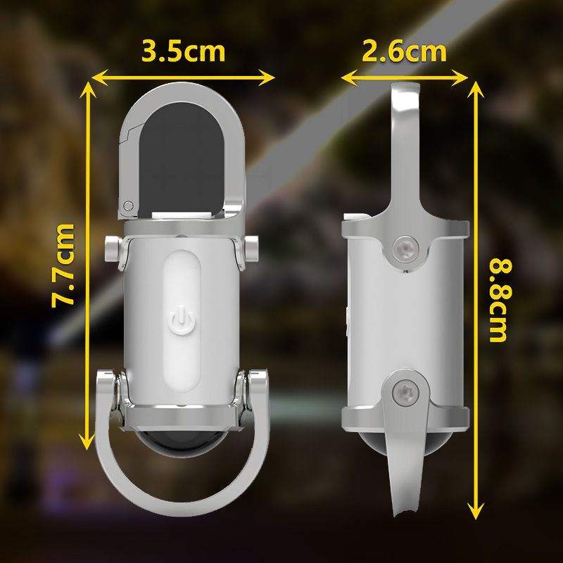 1200LM Waterproof Mini Keychain Flashlight