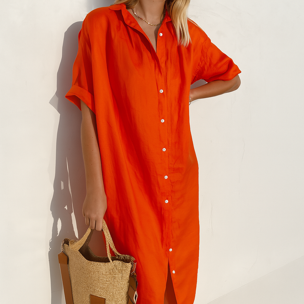 Image of Brooklyn | Women's Button-Down Midi Dress