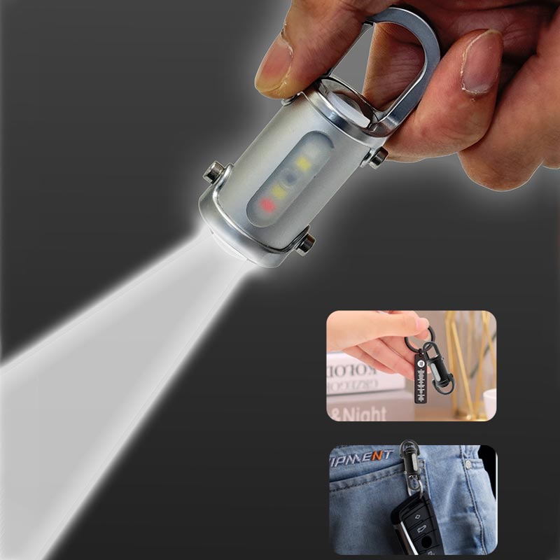 1200LM Waterproof Mini Keychain Flashlight