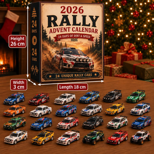 2026 Rally Advent Calendar – 24 Days of Collectible Rally Cars