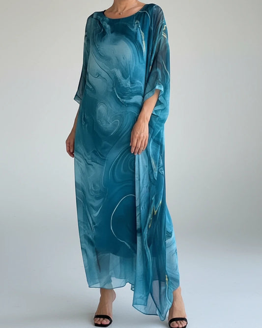 Women's Long Sleeve Maxi Dress