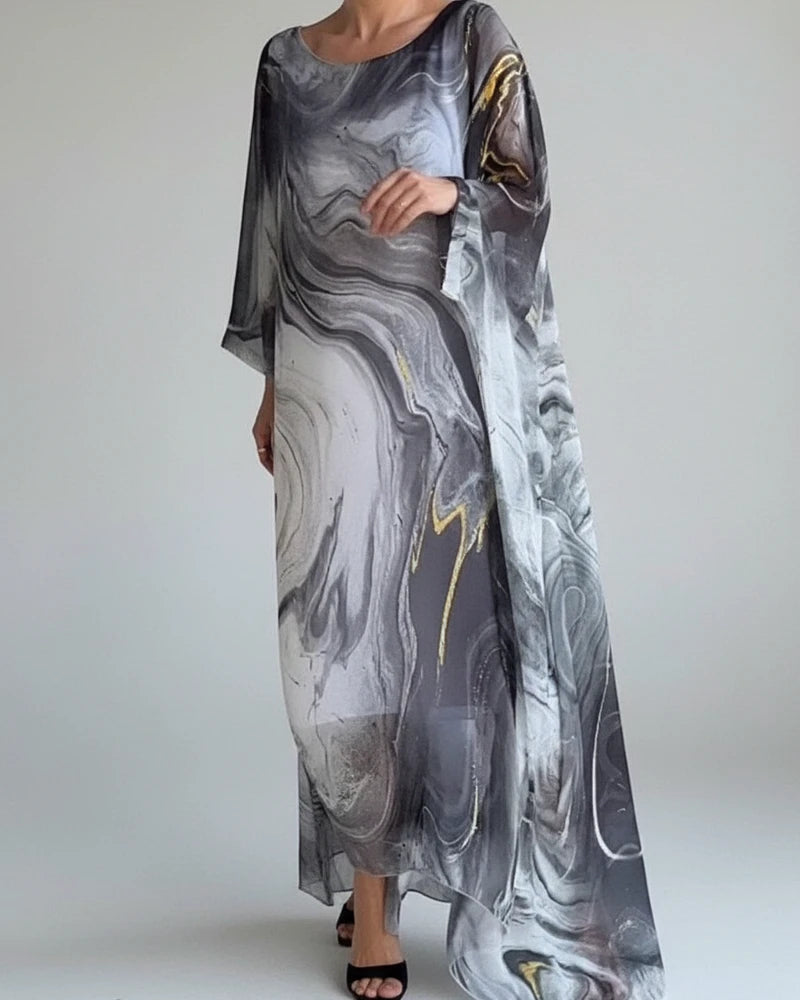 Women's Long Sleeve Maxi Dress