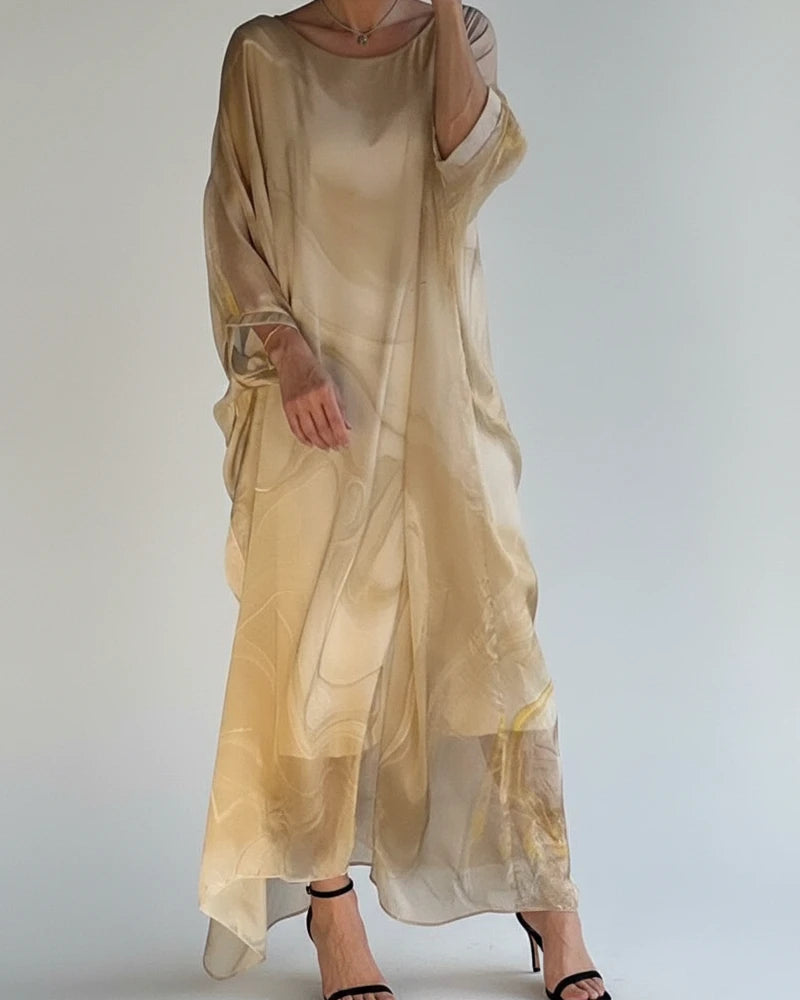 Women's Long Sleeve Maxi Dress