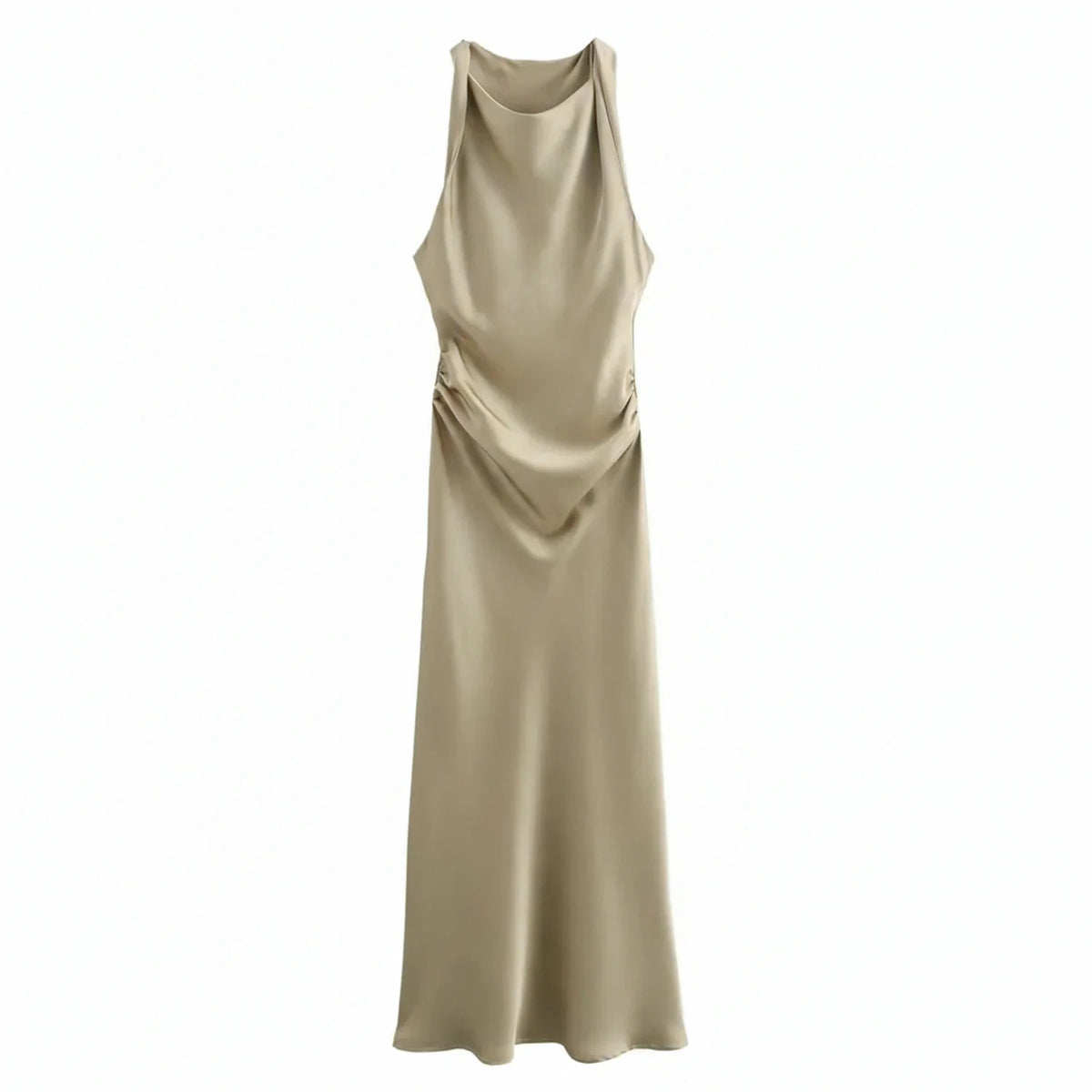 Sleeveless Bodycon Midi Dress for Women