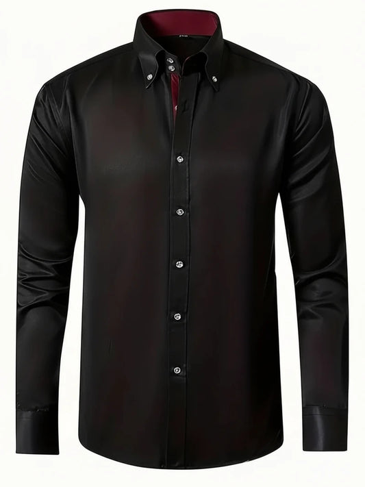 Slim-Fit Dress Shirt for Men