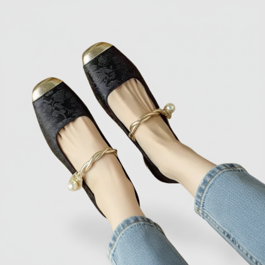Square | Orthopedic Ankle Strap Mary Jane Shoes
