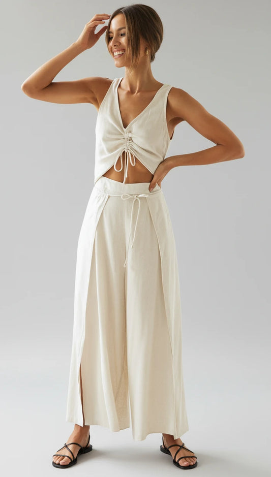 Wide Leg Tank Top Set for Women