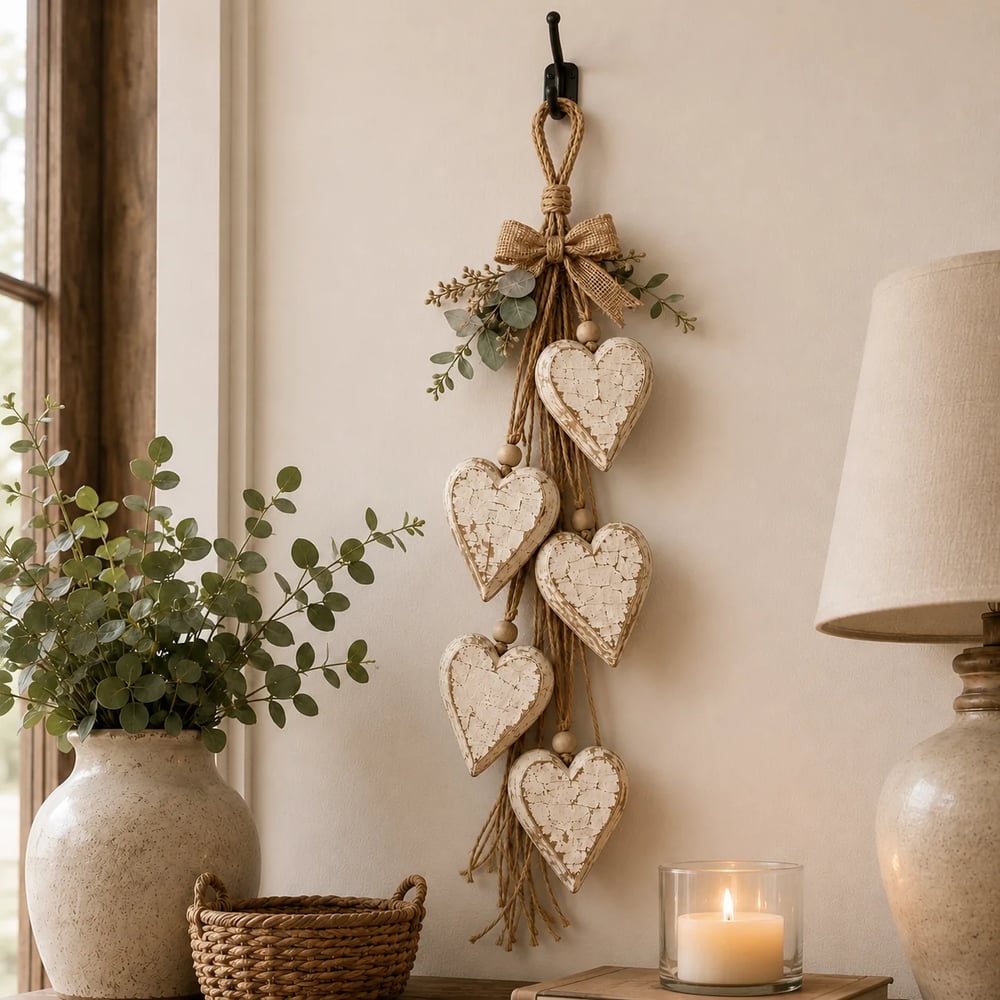 Aesthetic Hanging Light-Up Heart Wall Decor Ornament
