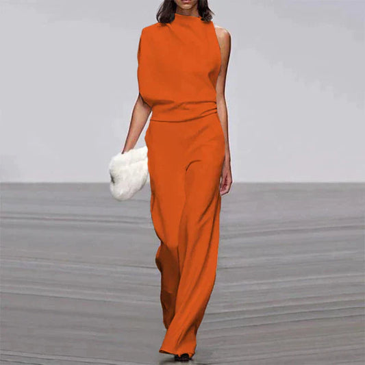 Image of Alison | Women's High-Waisted Wide Leg Dress Pants