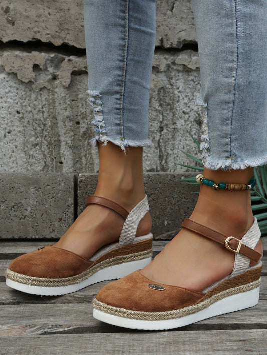 Image of Amber | Women's Ankle Strap Platform Sandals