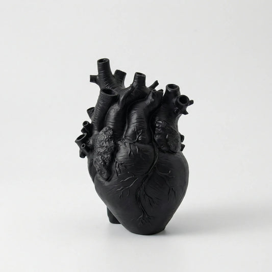 Anatomical Heart-Shaped Vase