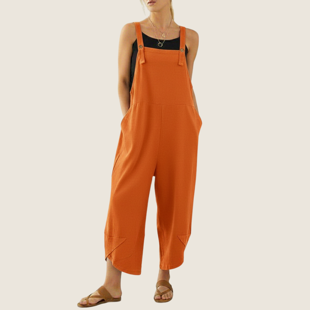 Image of Angie | Women's Wide Leg Casual Overalls