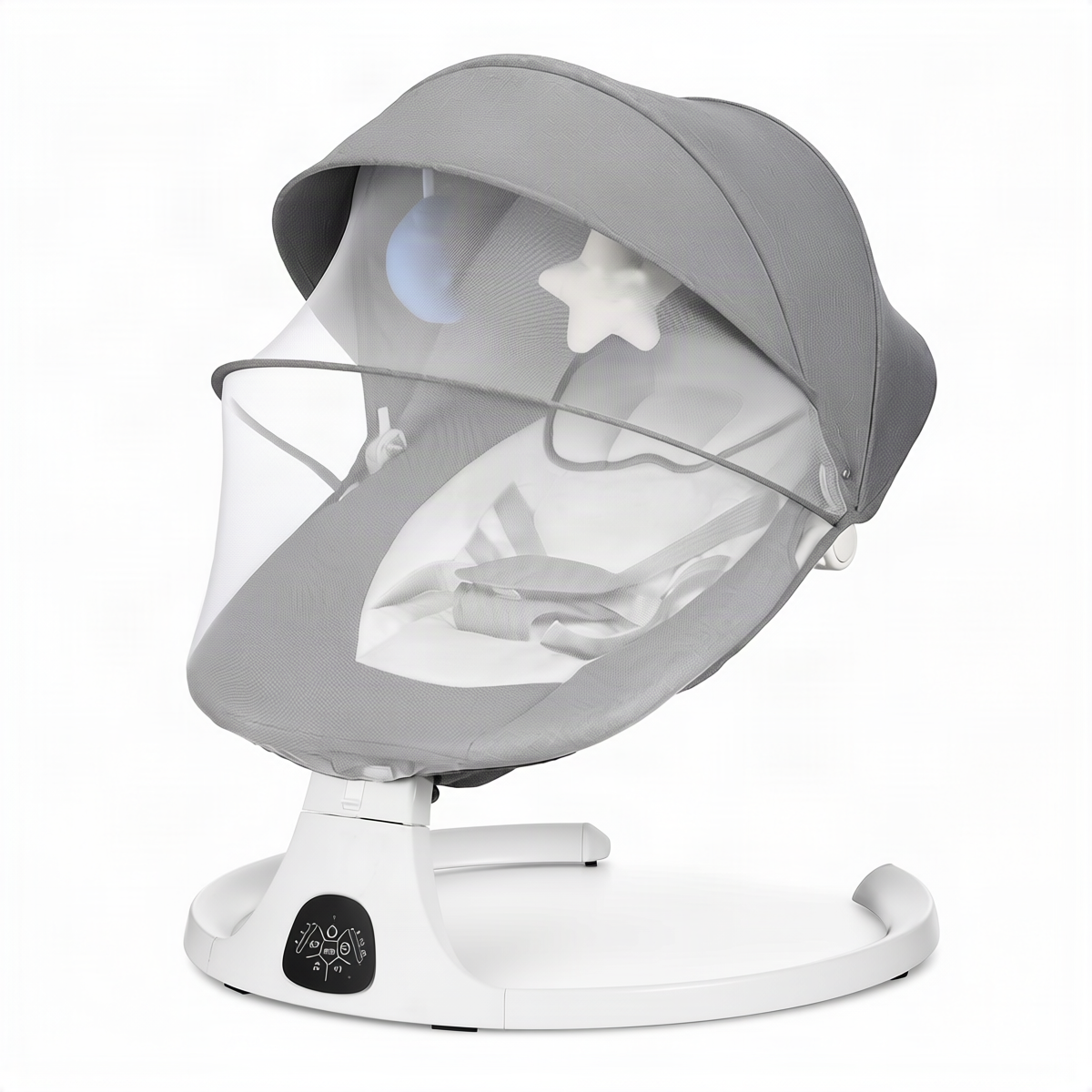 Baby Bouncer with Music and Toys, Suitable from Birth