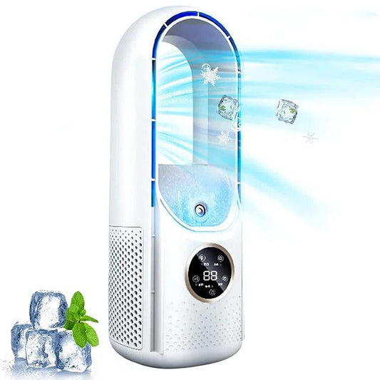 Blade-Free Silent Portable Air Conditioner for Home and Office