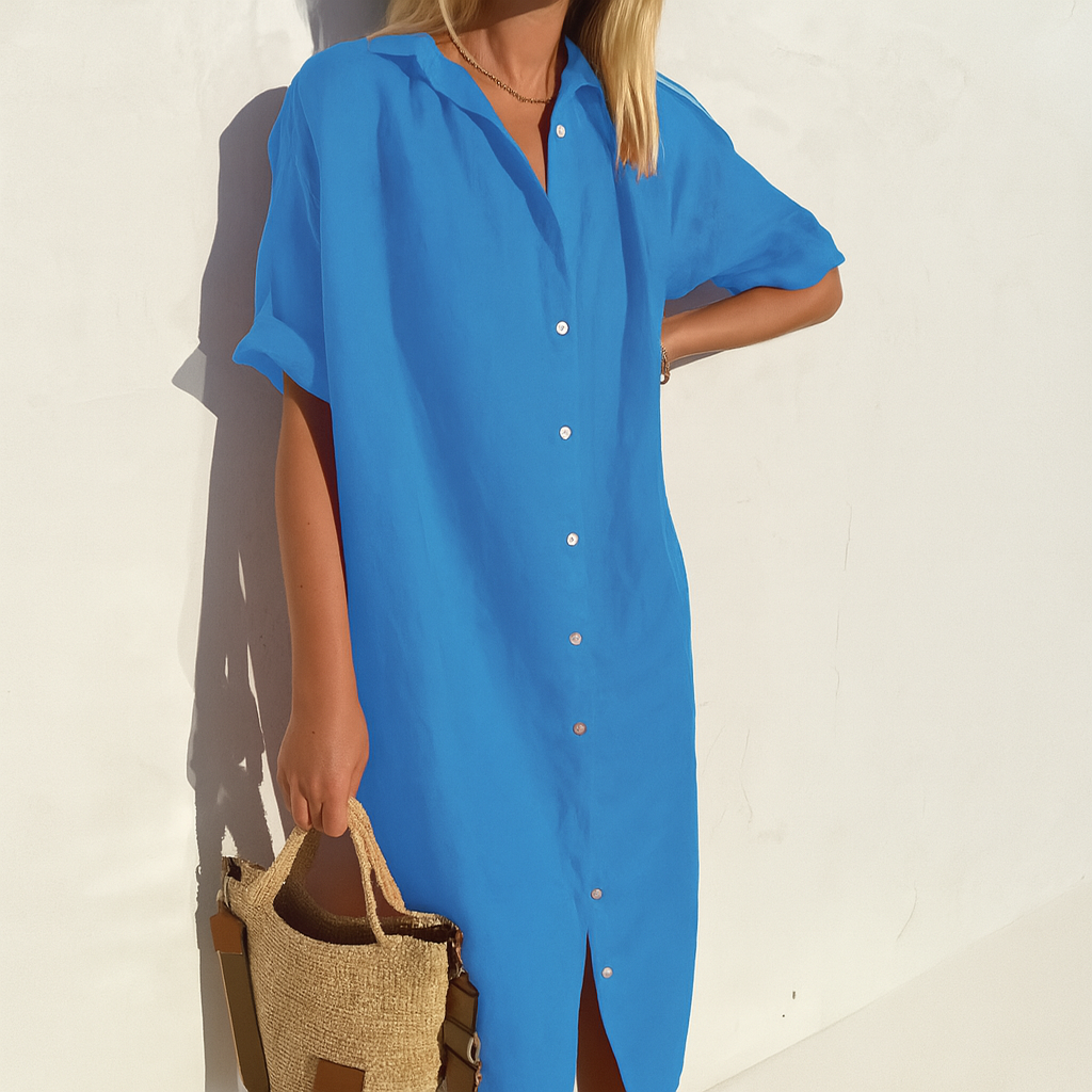 Image of Brooklyn | Women's Button-Down Midi Dress