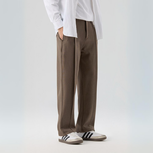 Image of Carlton | Men's Relaxed Fit Pleated Trousers