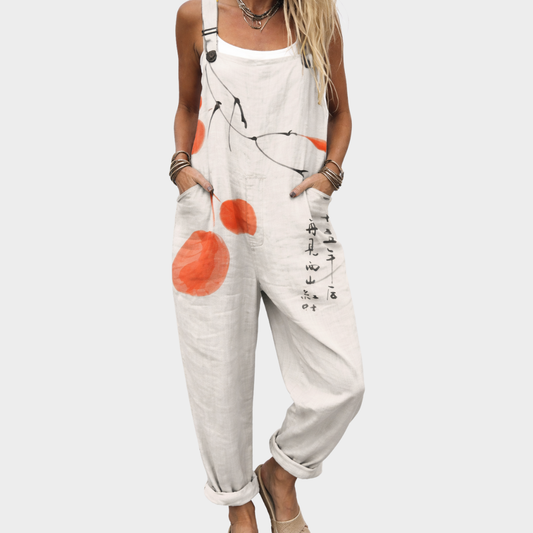 Casual Printed Jumpsuit