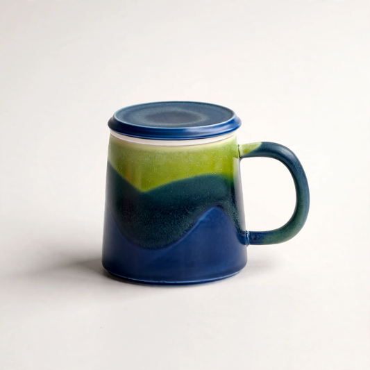 Ceramic Coffee Mug with Tea Infuser, 350 ml