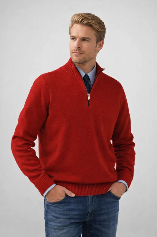 Image of Clark | Men's Quarter-Zip Sweater