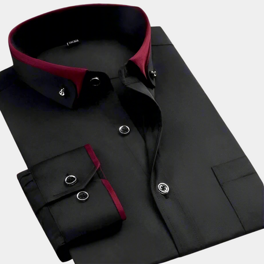 Image of Clyde | Men's Button-Down Long Sleeve Shirt