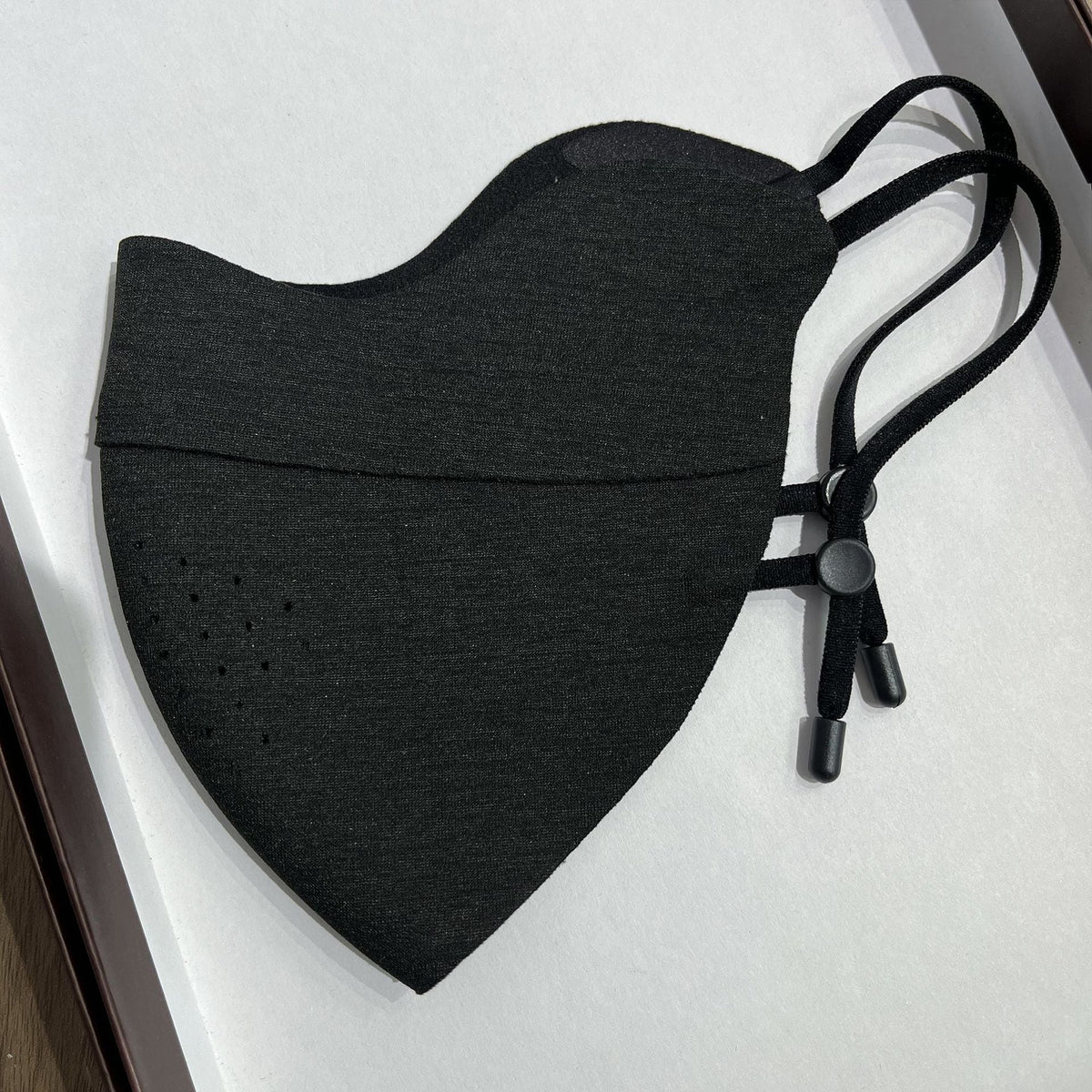 Contoured Breathable Reusable Face Mask with Adjustable Ear Toggles