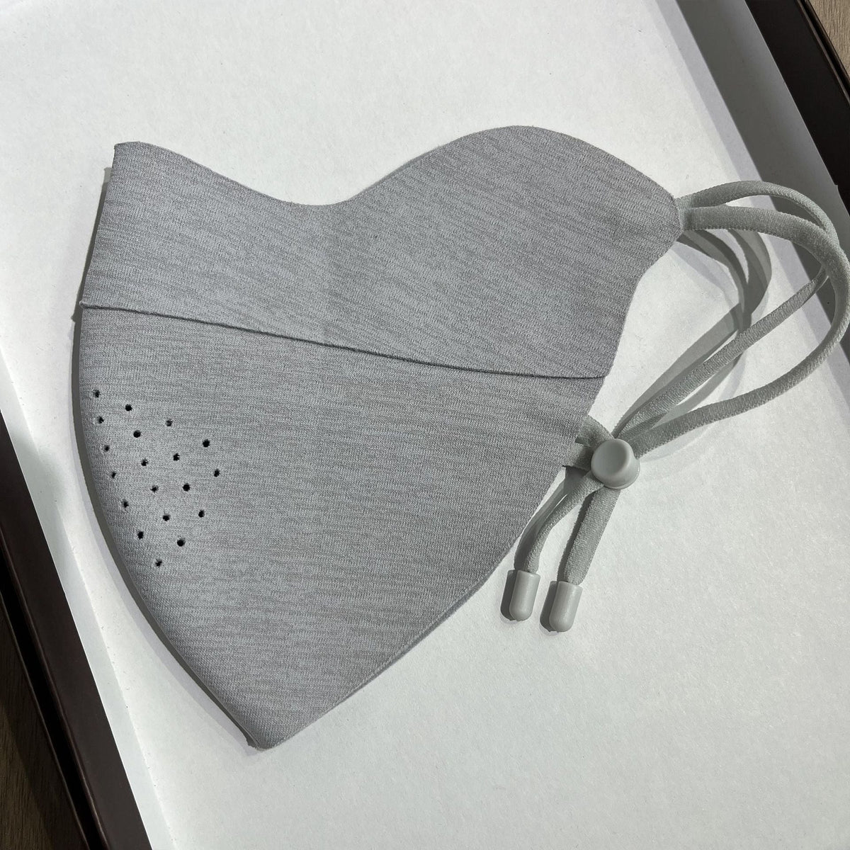 Contoured Breathable Reusable Face Mask with Adjustable Ear Toggles