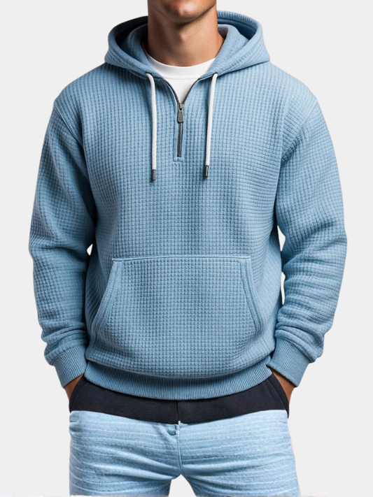 Image of Corey | Men's Half-Zip Pullover Hoodie
