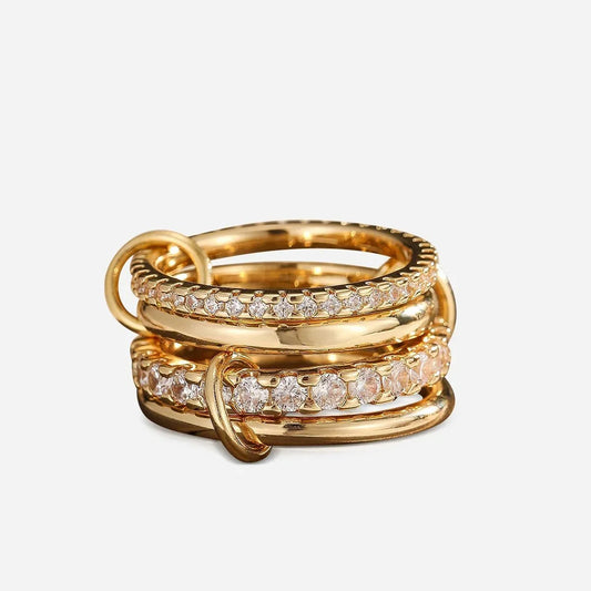 Crystal Eternity Stacking Ring