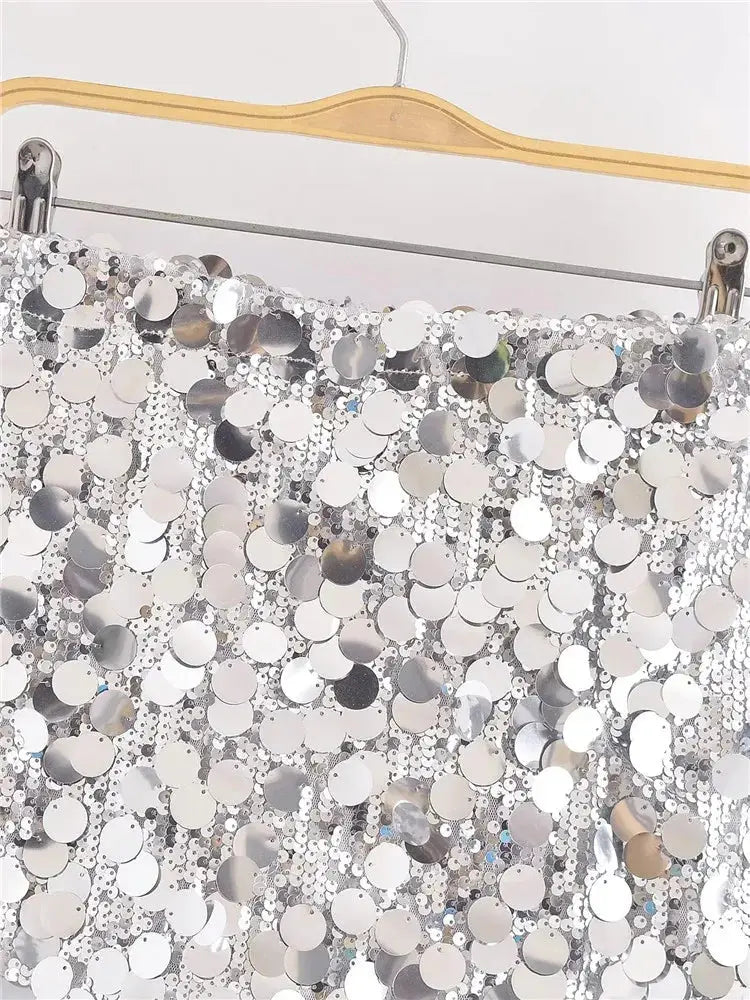 Image of Dawn | Women's Sequin Mini Skirt