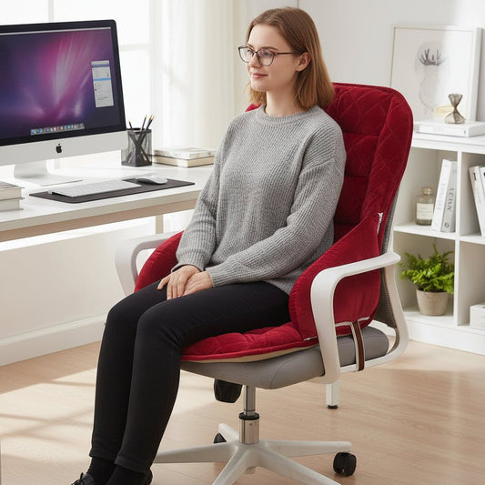 Ergonomic Lumbar Cushion for Upright and Relaxed Sitting