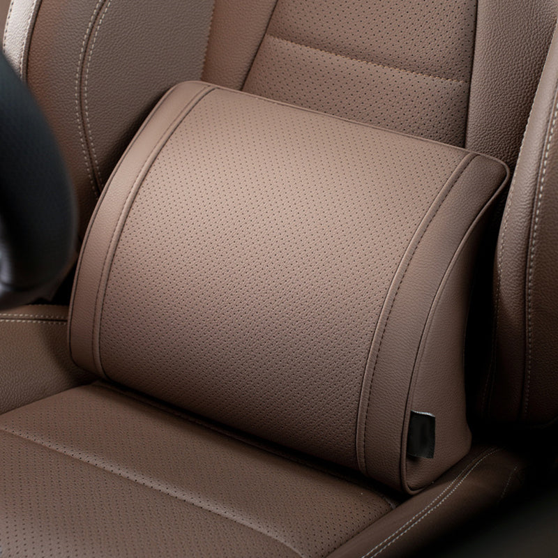 Ergonomic Memory Foam Car Support Set - Lumbar Cushion and Headrest