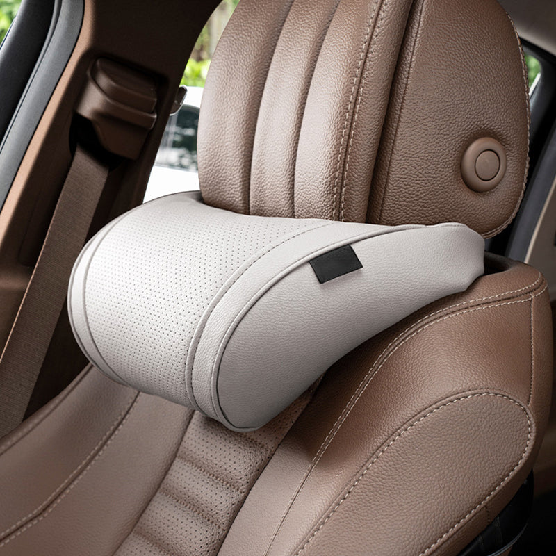 Ergonomic Memory Foam Car Support Set - Lumbar Cushion and Headrest