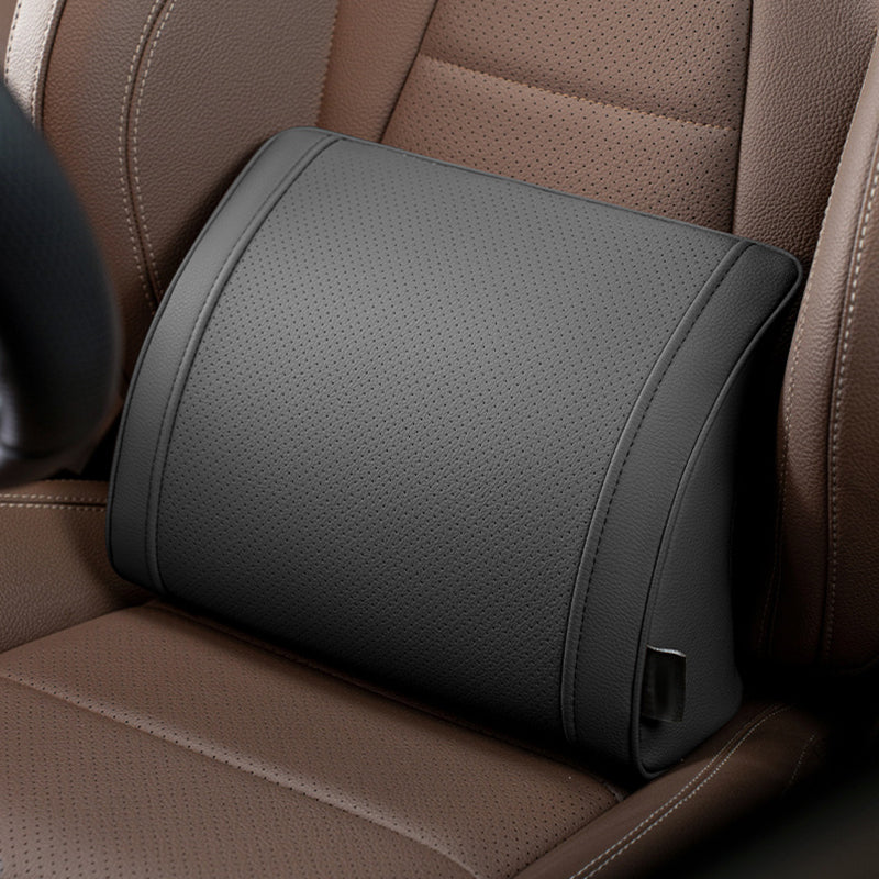 Ergonomic Memory Foam Car Support Set - Lumbar Cushion and Headrest