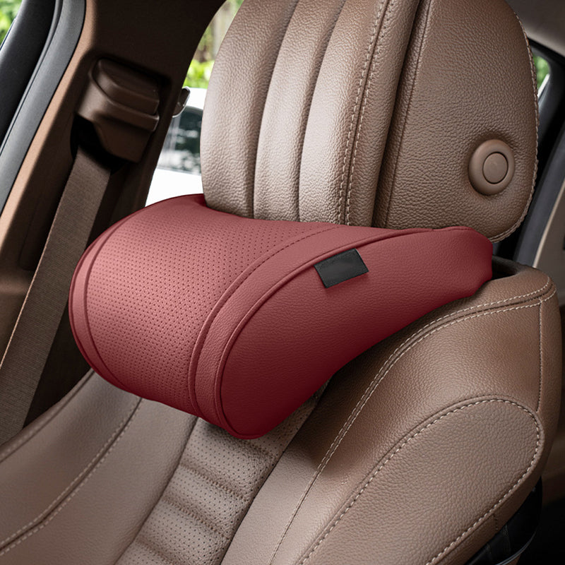 Ergonomic Memory Foam Car Support Set - Lumbar Cushion and Headrest