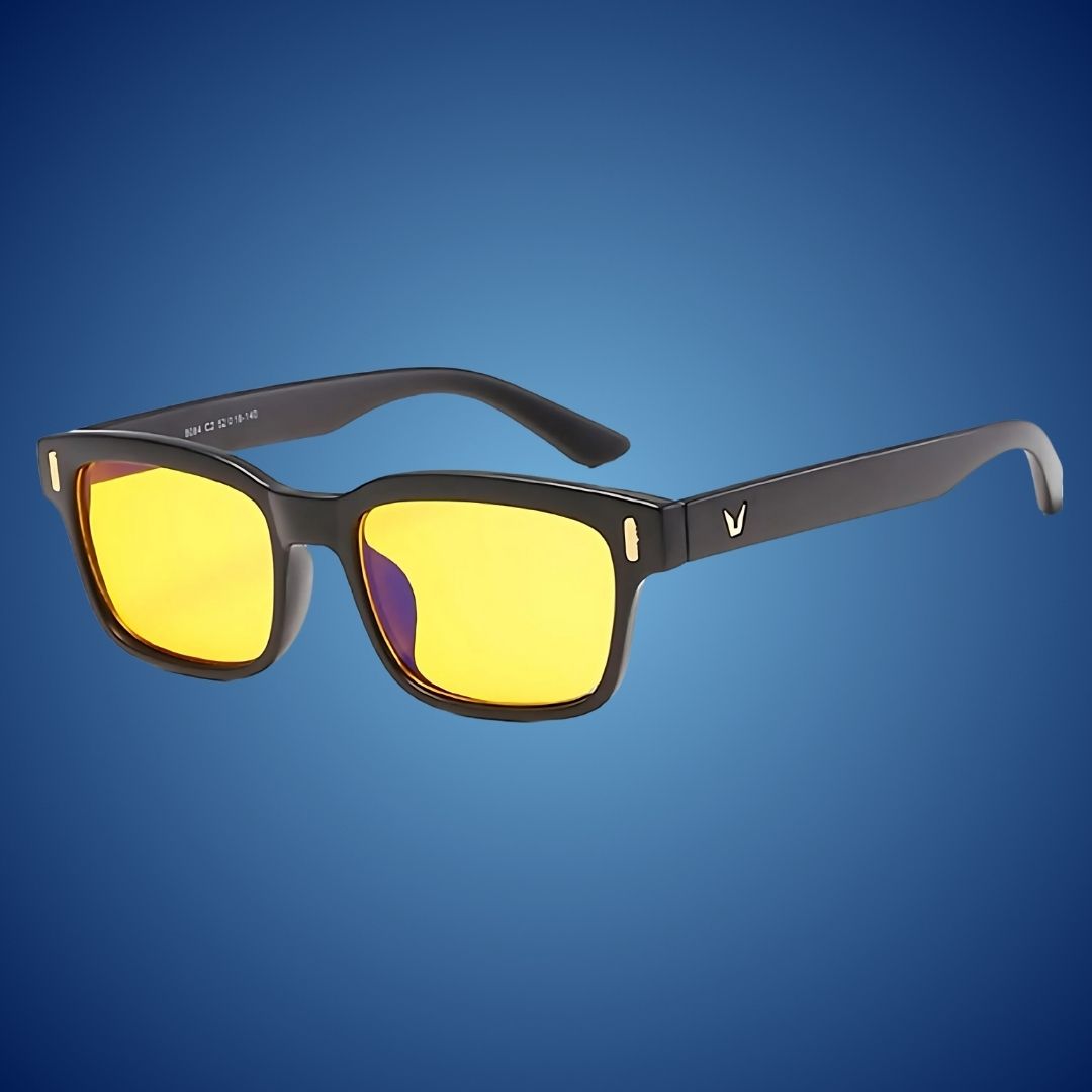 EyeShield Pro Blue Light Blocking Computer Glasses | With UV Protection - Reduces Eye Strain - Improves Sleep Quality - Relieves Eye Fatigue Dopiv
