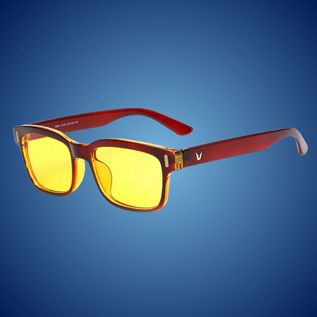 EyeShield Pro Blue Light Blocking Computer Glasses | With UV Protection - Reduces Eye Strain - Improves Sleep Quality - Relieves Eye Fatigue Dopiv