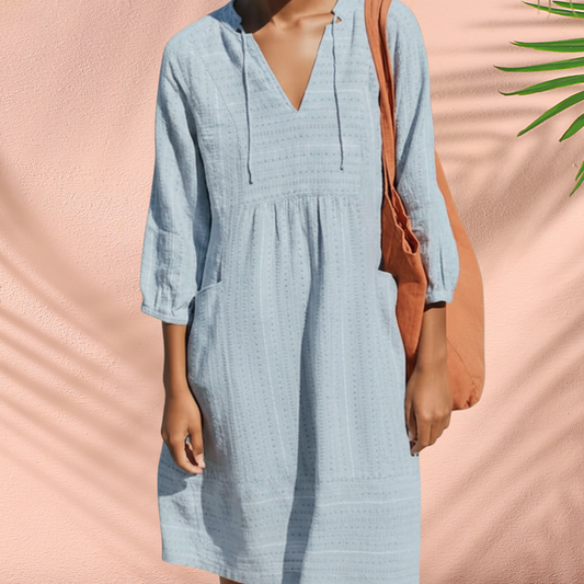 Image of Faith | Women's V-Neck Midi Dress