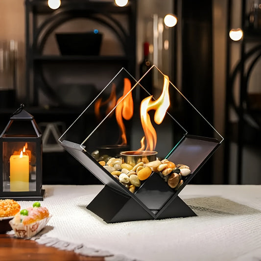 FestiveFlame | Classic Fireplace – Compact Indoor & Outdoor Ambience