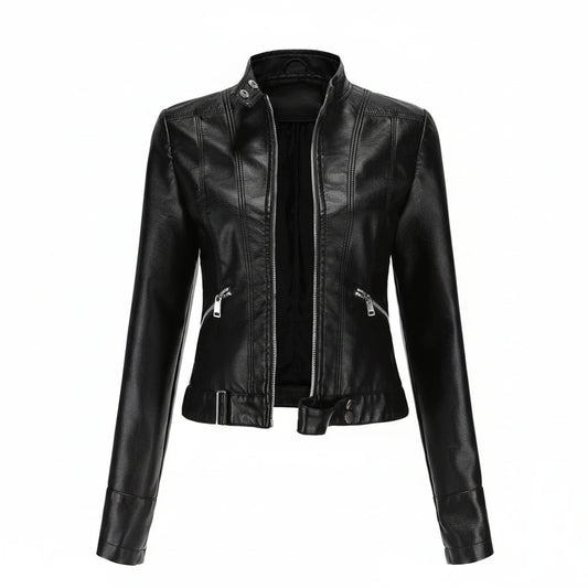Fitted Biker Jacket for Women