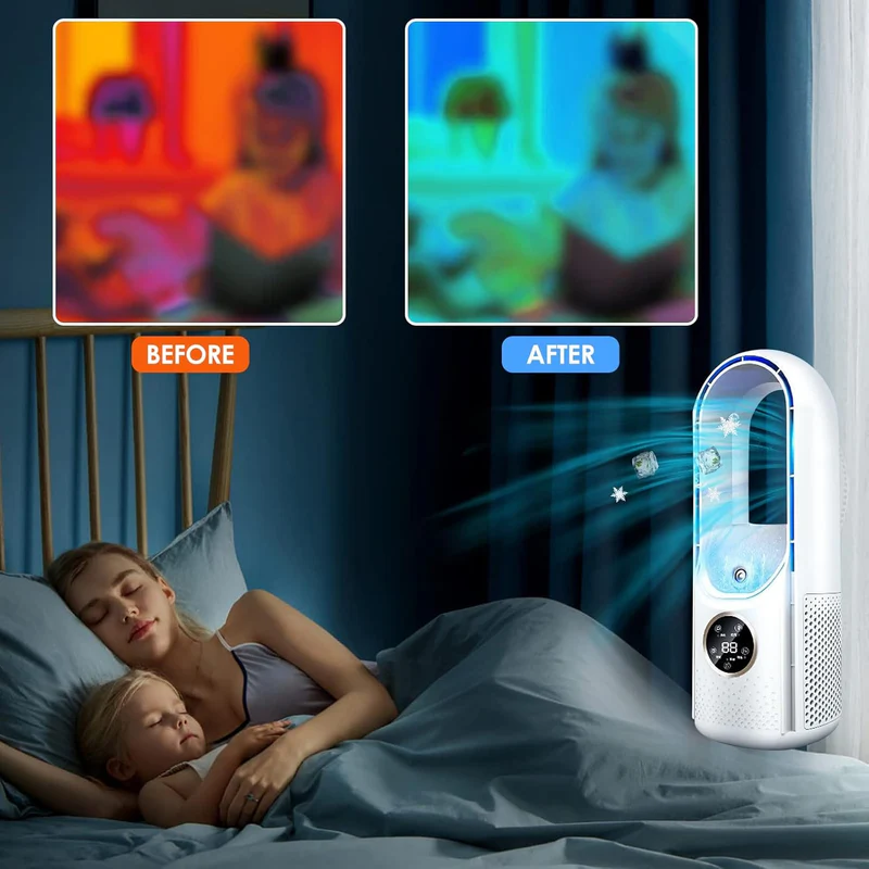Dopiv | 2025 Blade-Free Silent Portable Air Conditioner Humidifier for Home and Office