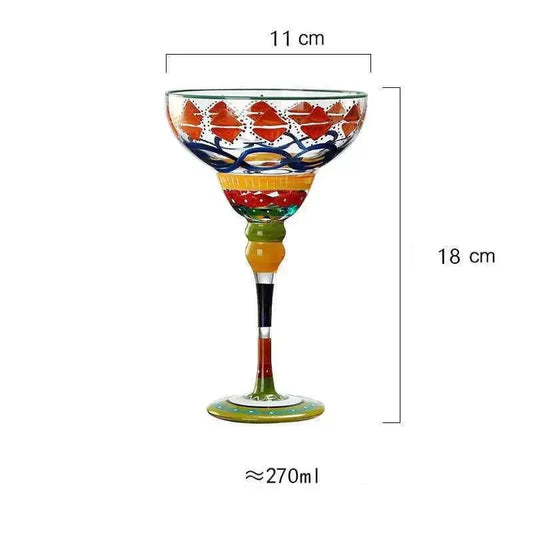 Dopiv | Colorful Margarita Cocktail Glass