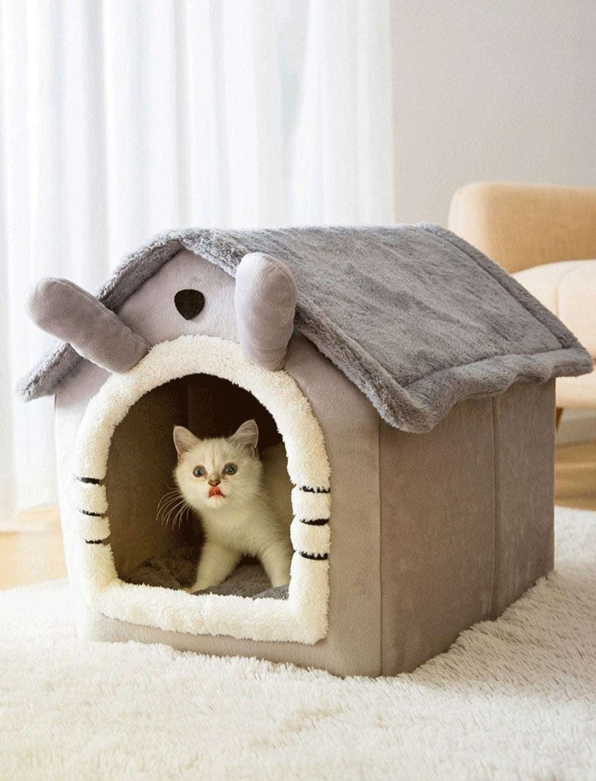 Dopiv Dopiv™ Fluffy Pet House | A cozy & warm sleeping place for your pet