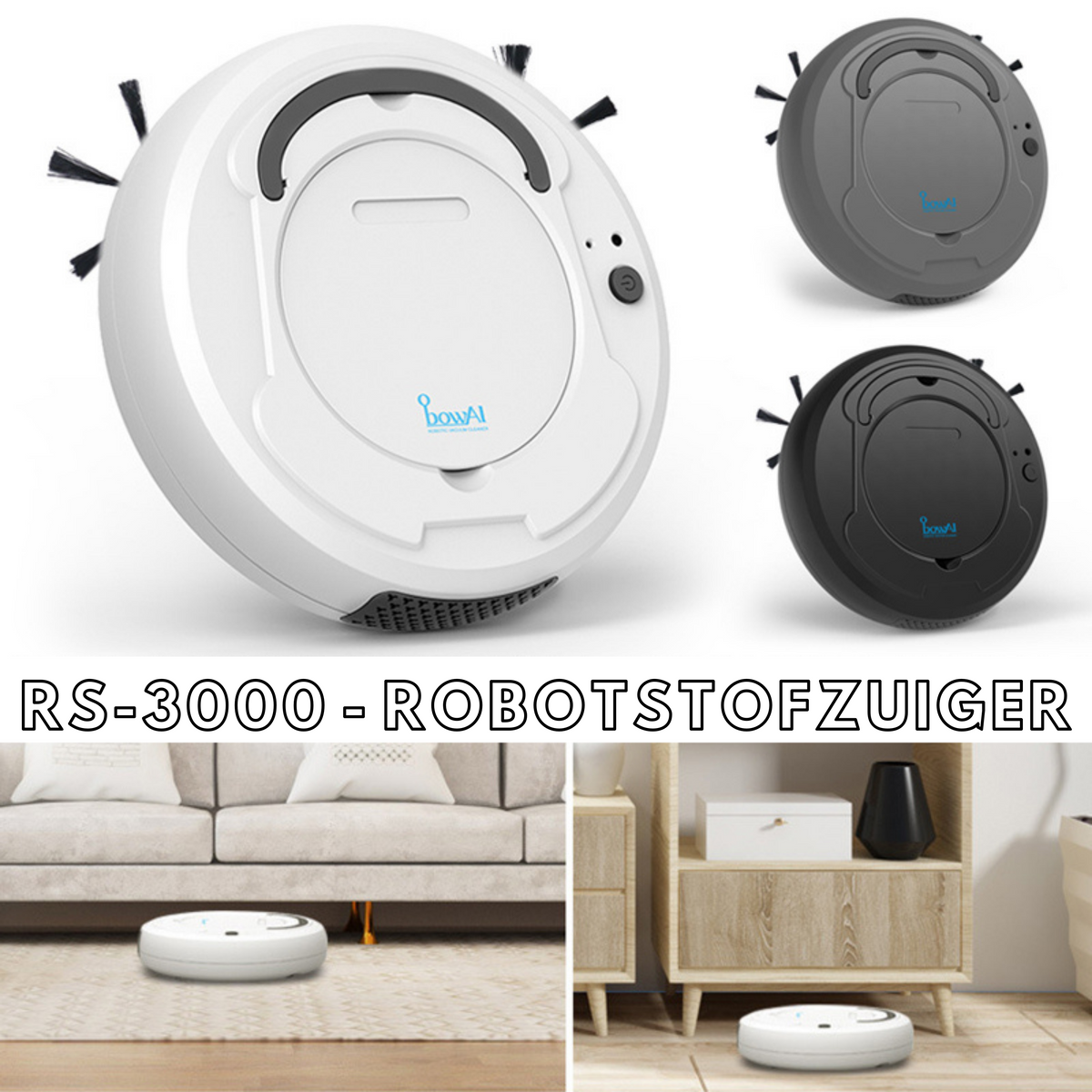 Dopiv Dopiv RS-3000 Robot Vacuum™ | 3-in-1 Smart Automatic Vacuum for Every Household