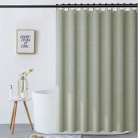 Dopiv | Light Green Linen Shower Curtain