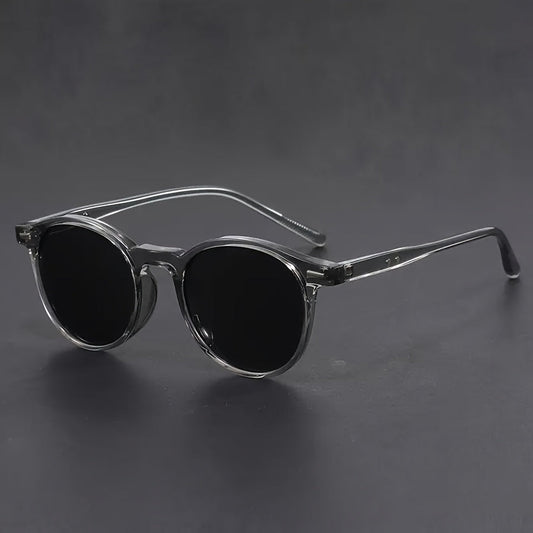 Dopiv | Men's Sunglasses RetroView – Round Tortoiseshell Glasses with Lightweight Frame