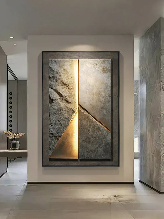 Dopiv | New Rock Texture LED Porcelain Wall Lamp