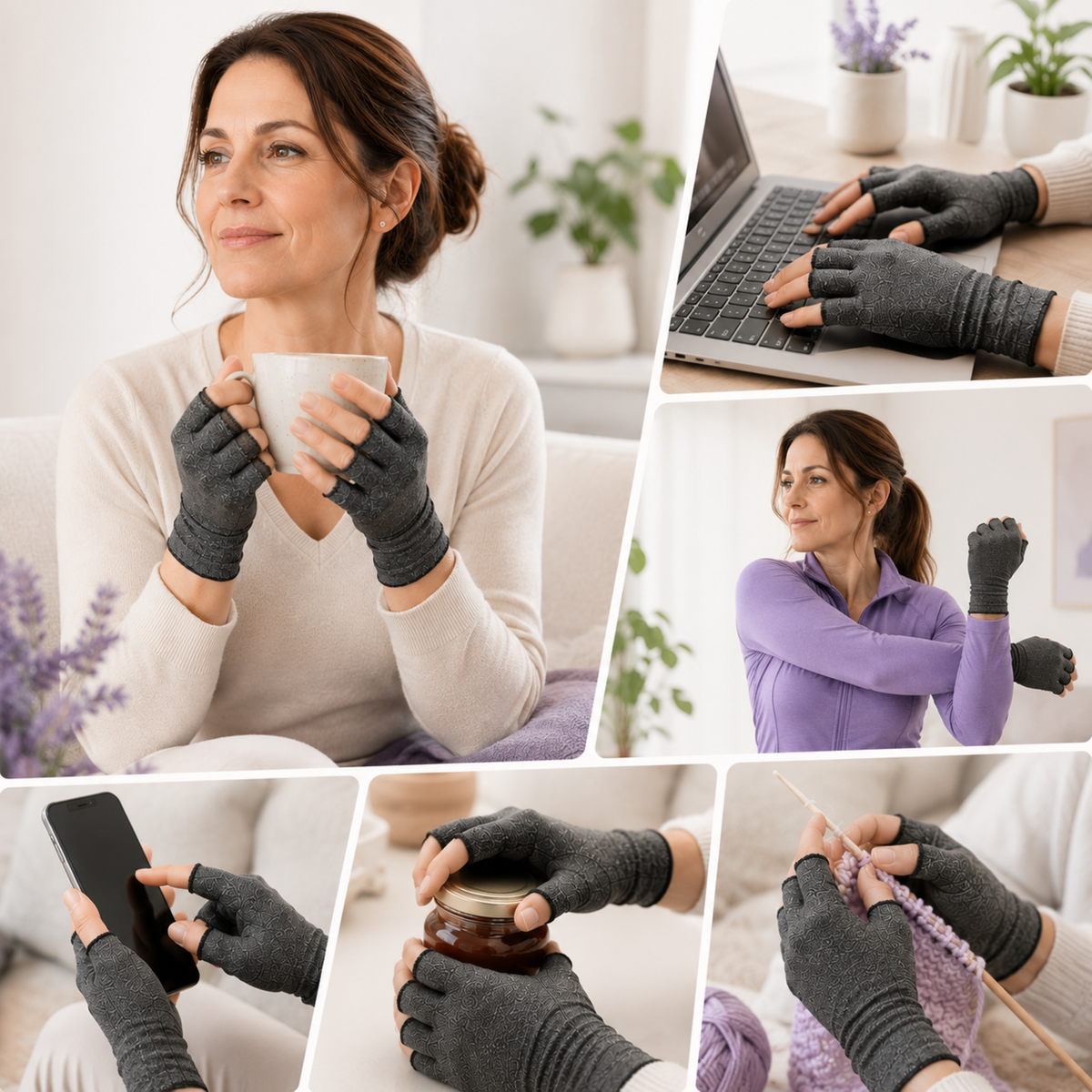 Dopiv | RelievoGlove Half Finger Compression Glove