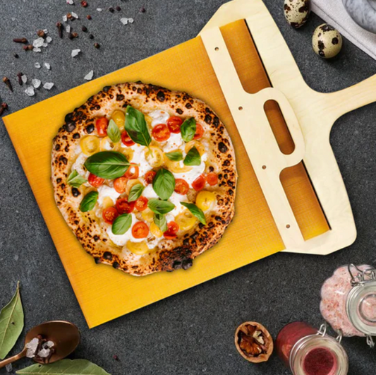 Dopiv | Sliding Pizza Peel | Easy Lifting with Non-Stick Surface | Wood