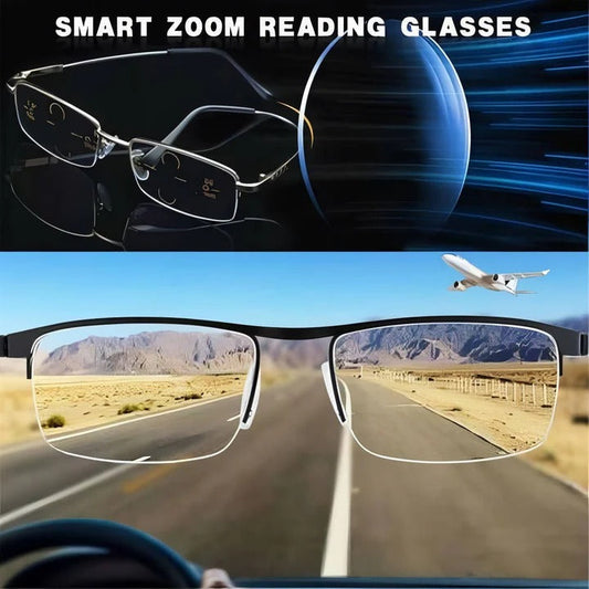Dopiv | Smart Progressive Reading Glasses with Blue Light & UV Protection