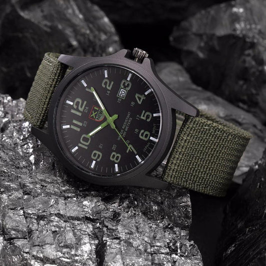 Dopiv | Tactical Men's Watch AdventureTime – Waterproof and Shock Resistant with LED